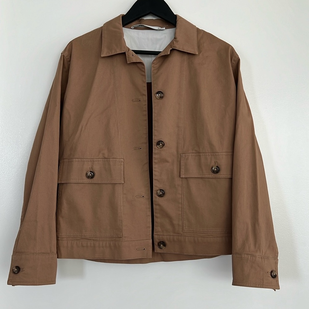 Brown/tan cotton jacket